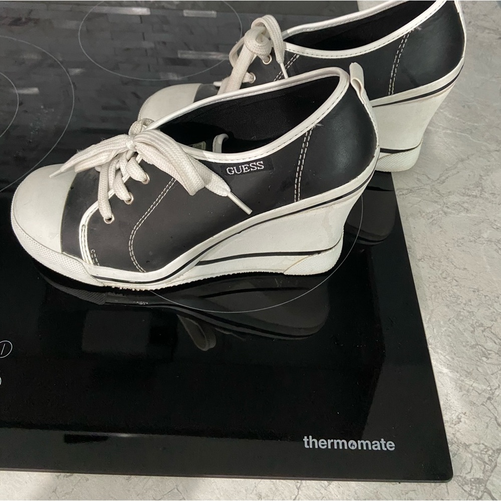 Guess wedge tennis shoes